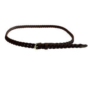 H&M women’s brown braided belt. Like new. Size small